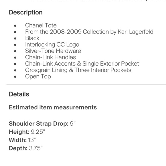 CHANEL Authentic Caviar GST 13" Grand Shopping Tote Bag w/Silver Hardware - Picture 16 of 16